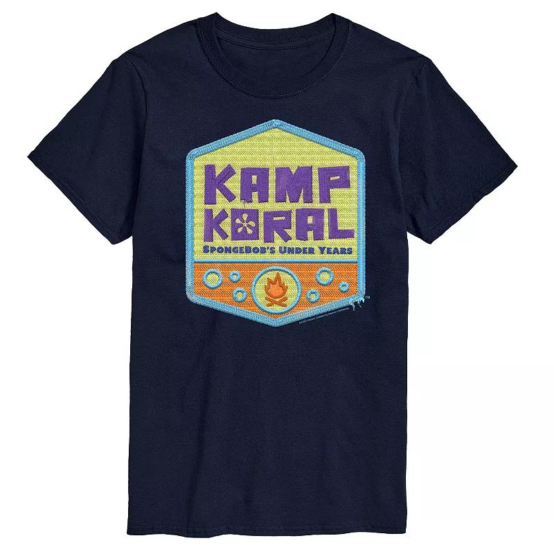Men's SpongeBob SquarePant Kamp Koral Logo Graphic Tee,  Product Image