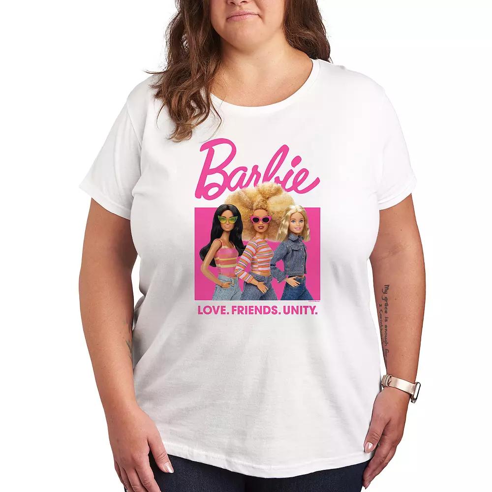 Plus Barbie® Love Friends Unity Graphic Tee, Women's,  Product Image