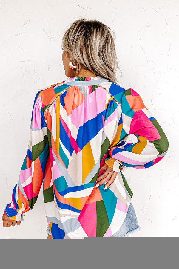 Day Cafe Shift Top In Pink Product Image