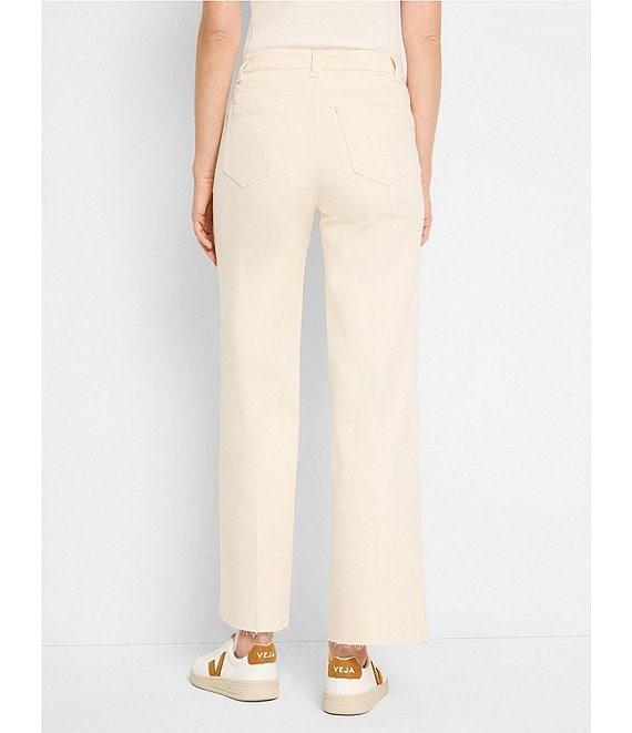 NIC + ZOE Weekend Mid Rise Wide Leg Ankle Jeans Product Image