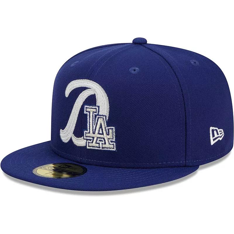 Men's New Era Royal Los Angeles Dodgers Duo Logo 59FIFTY Fitted Hat,  Product Image