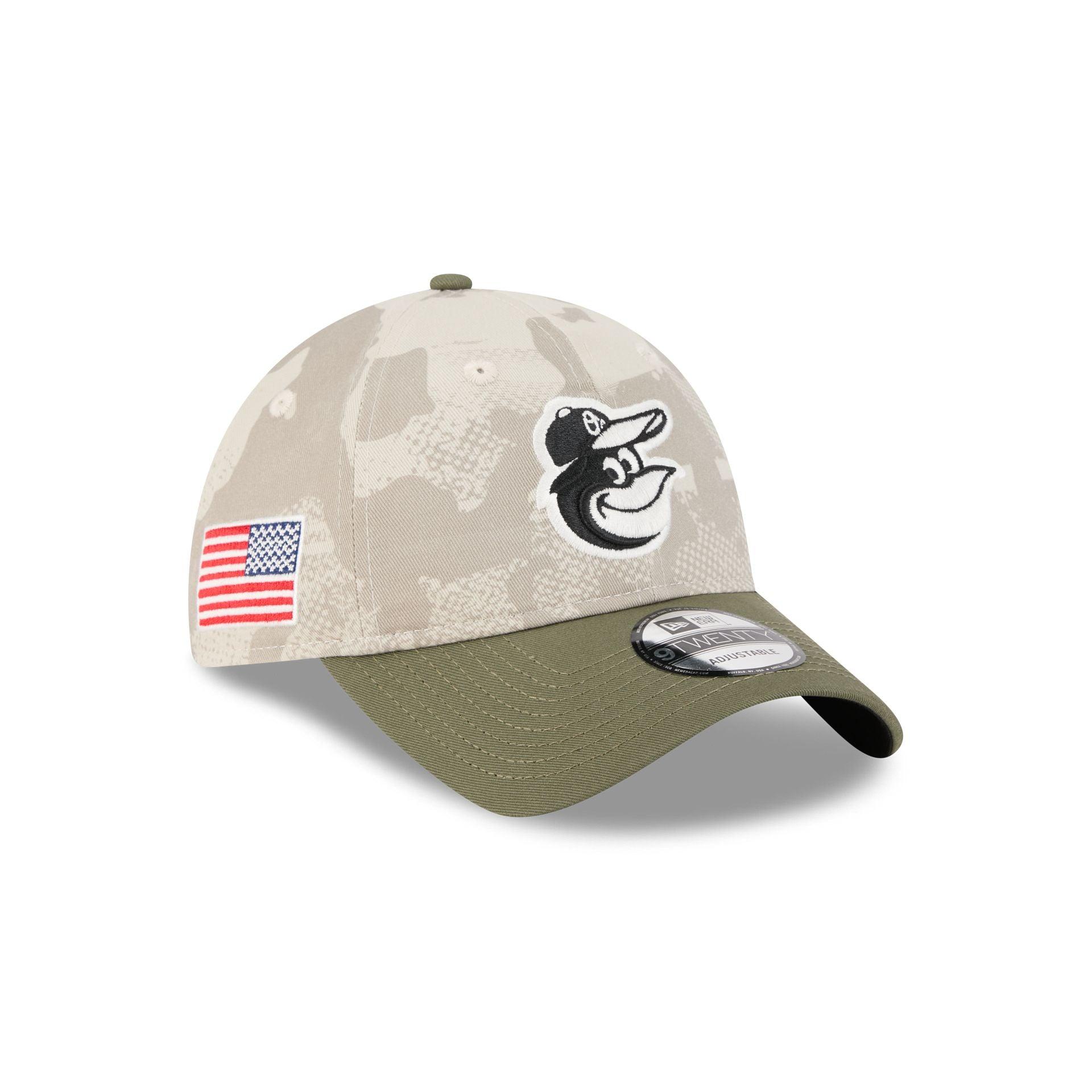 Baltimore Orioles Armed Forces Day 2025 9TWENTY Adjustable Hat Male Product Image