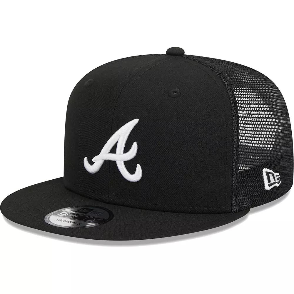 New Era Mens New Era Braves Evergreen Trucker Hat - Mens Product Image