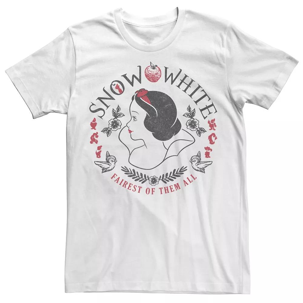 Disney's Snow White Men's Fairest Of Them All Profile Tee,  Product Image