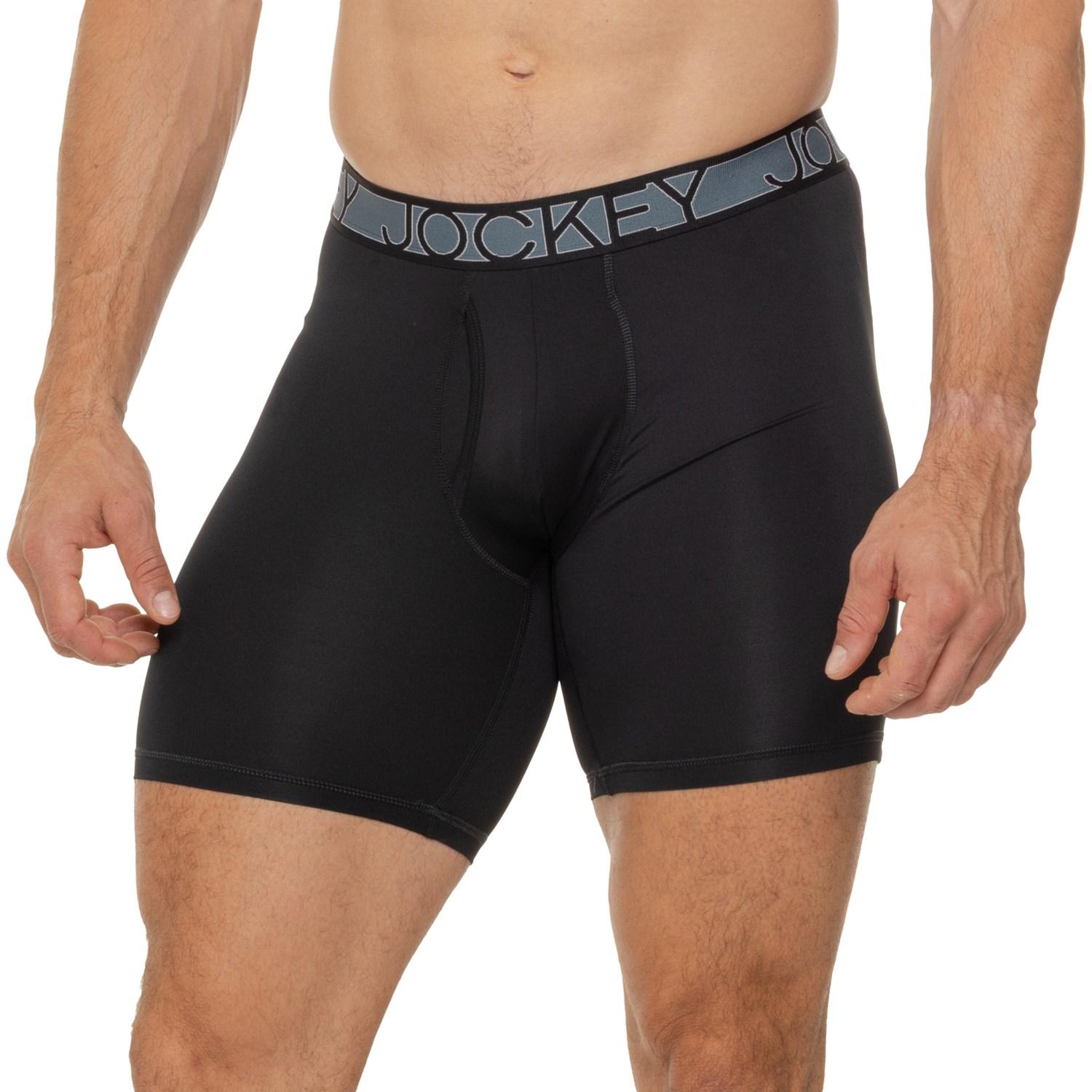 Jockey Microfiber Long Leg Boxer Briefs - 3-Pack Product Image