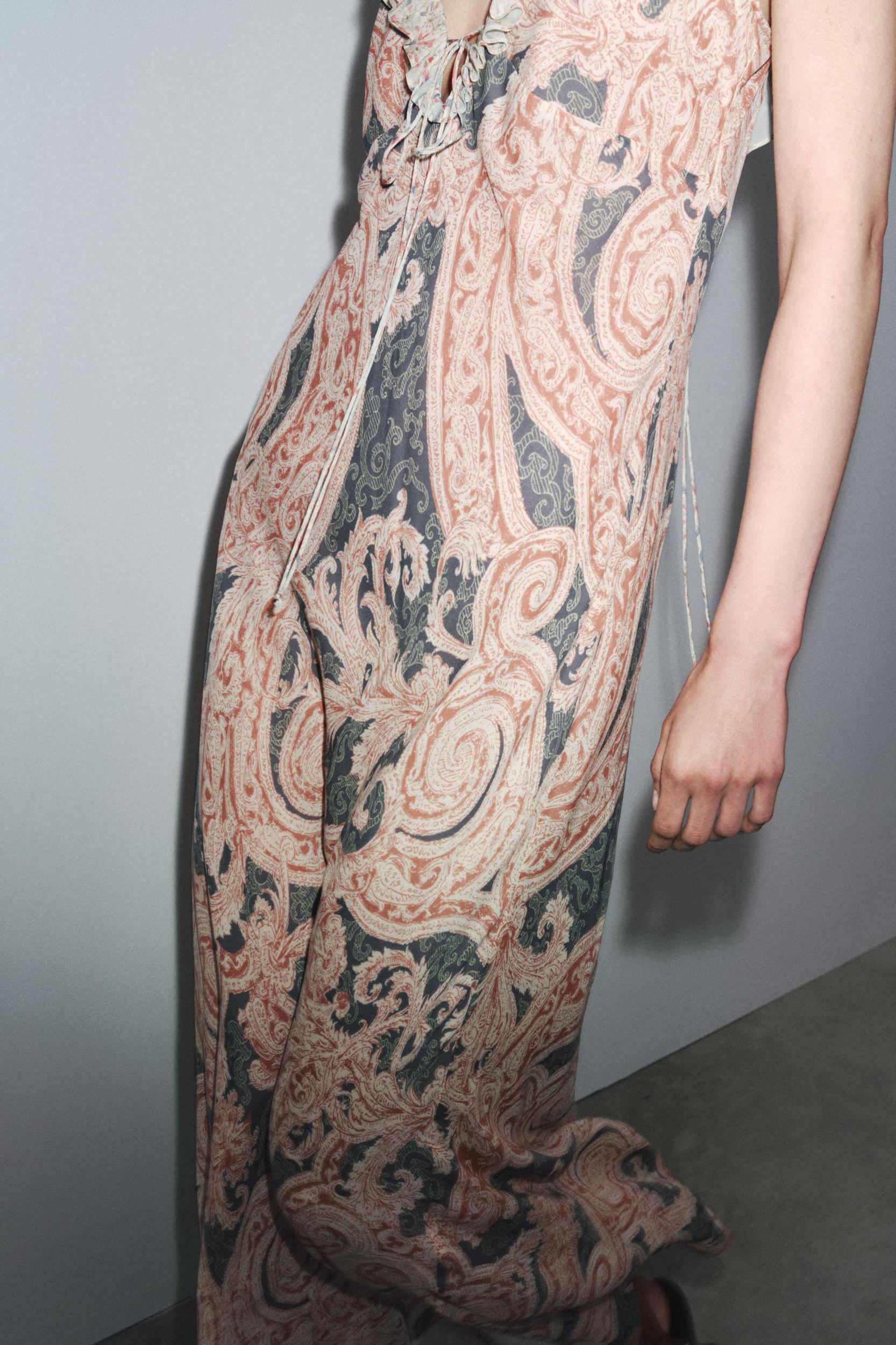 ZW COLLECTION PRINTED SLIP DRESS Product Image