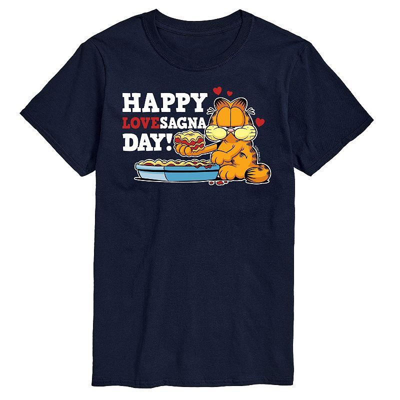 Big & Tall Garfield Lovesagna Day Tee, Men's,  Product Image