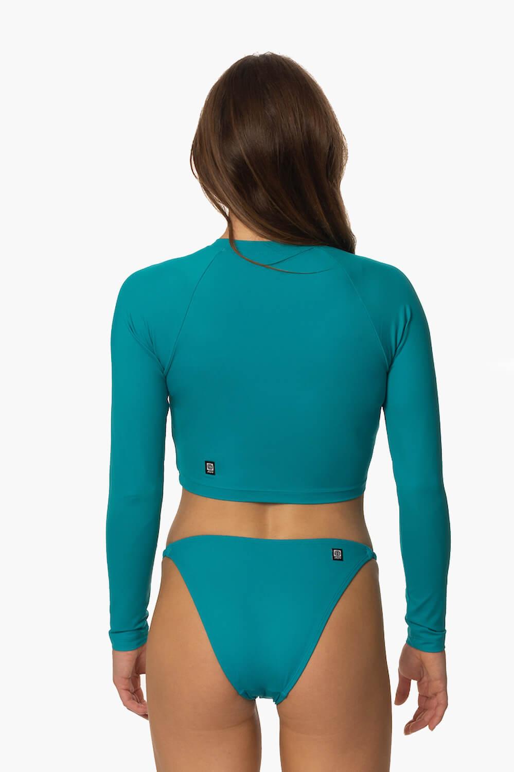 Moana Long Sleeved Crop Rashguard - Encinitas Female Product Image