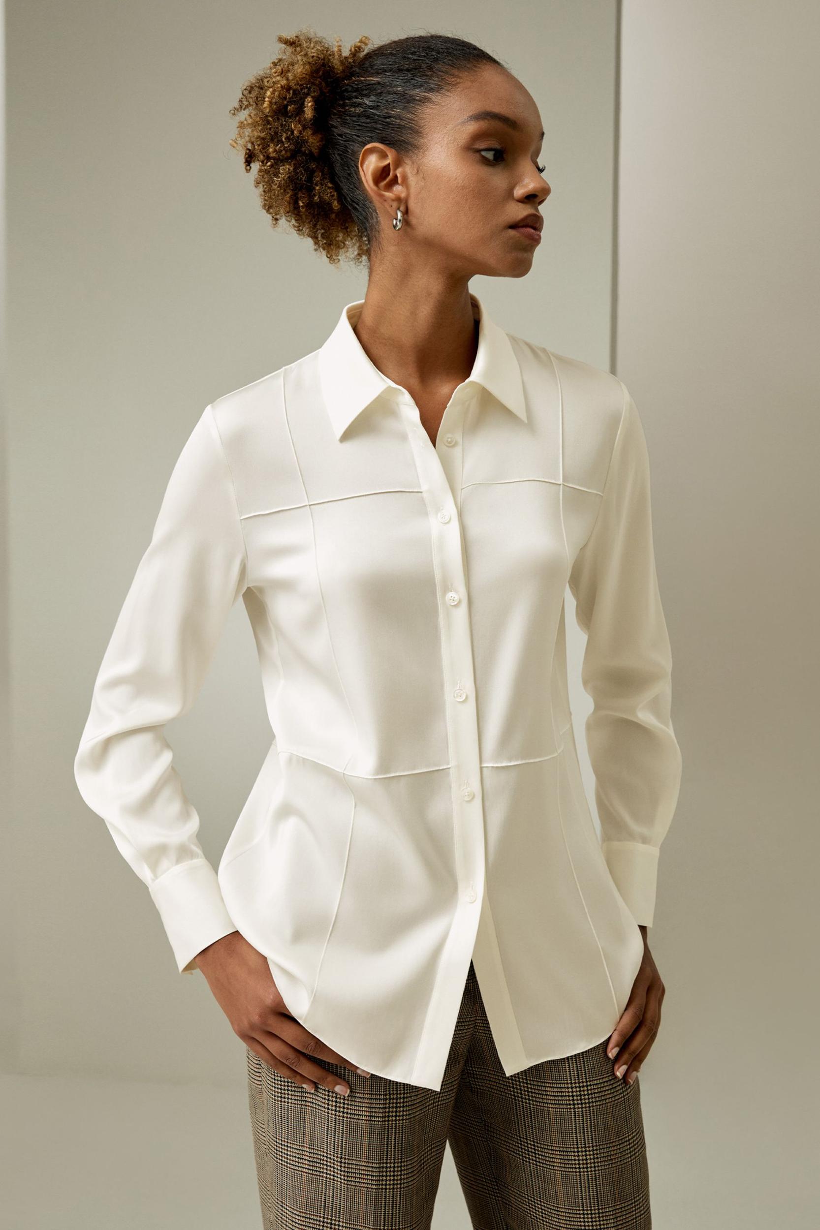 Sprezzatura Silk Blouse Product Image