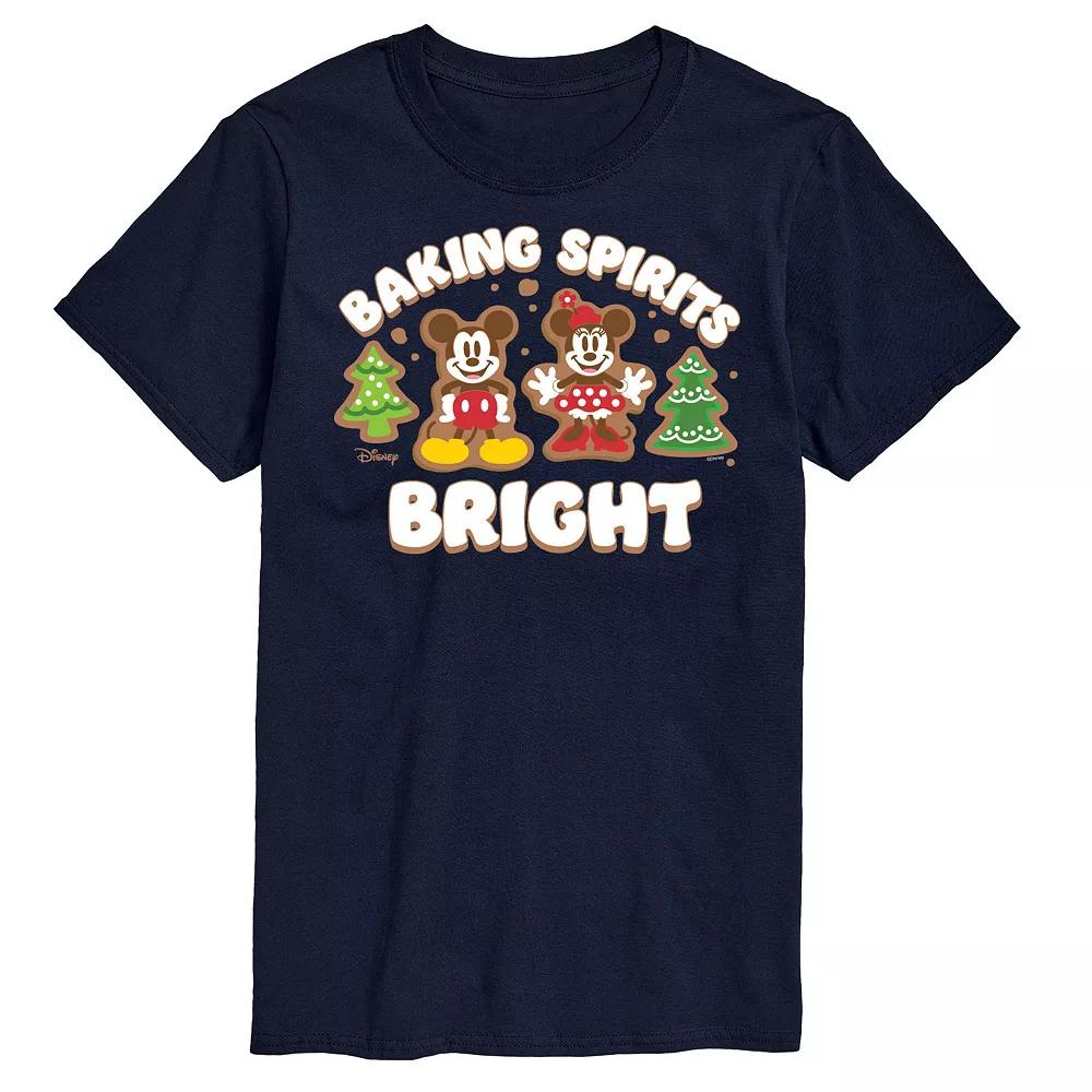 Disney's Mickey & Minnie Mouse Men's Baking Spirits Bright Graphic Tee,  Product Image