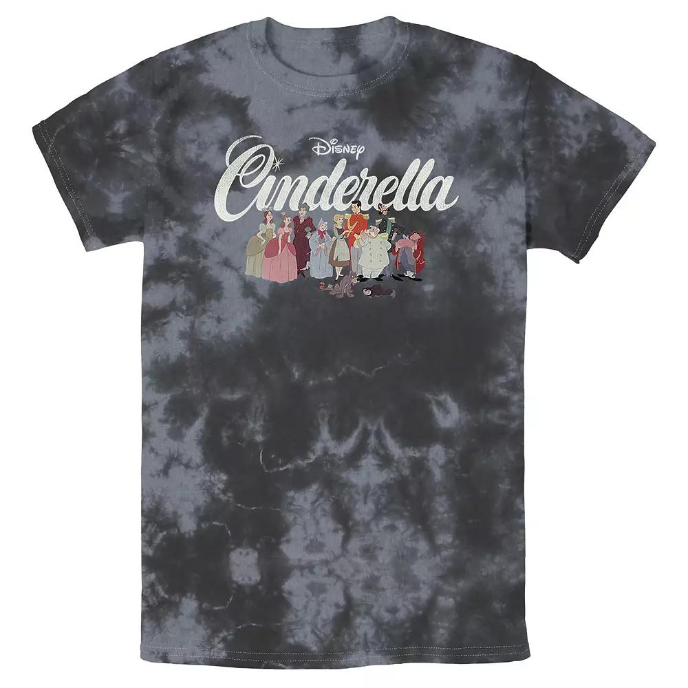 Men's Disney Cinderella Group Shot Title Logo Bomabrd Wash Tee, Boy's,  Product Image