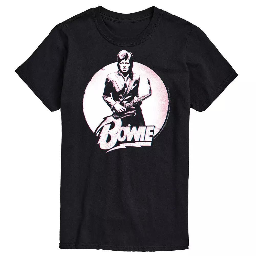 Men's David Bowie Distressed Tee,  Product Image