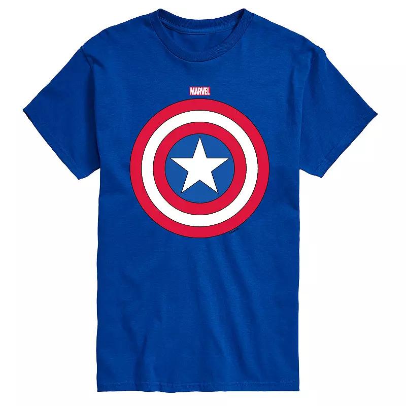 Big & Tall Marvel Captain America Shield Short Sleeve Graphic Tee, Men's,  Product Image