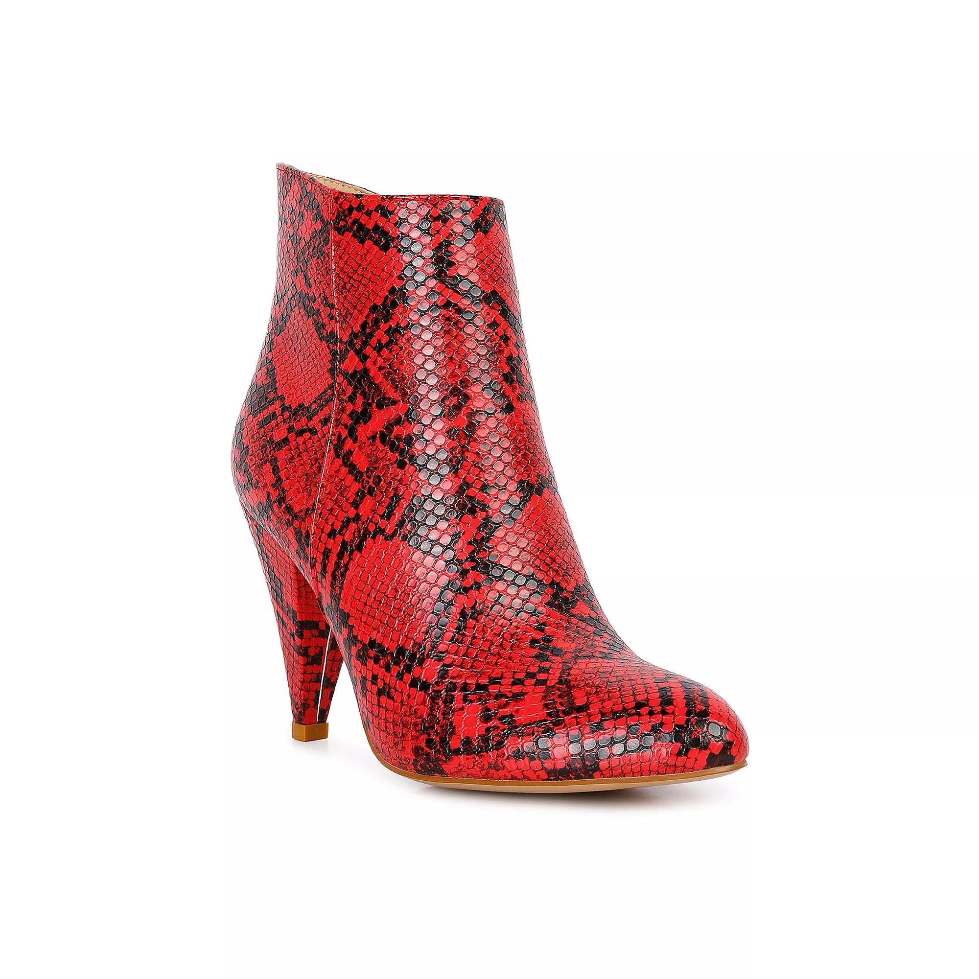 London Rag Lemon Tart Women's Heeled Ankle Boots,  Product Image