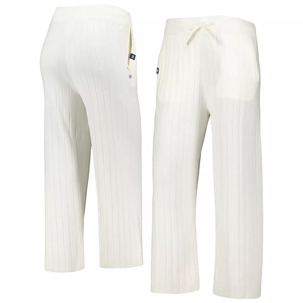 Women's Levelwear White New York Yankees Dream Icon Knit Pants,  Product Image