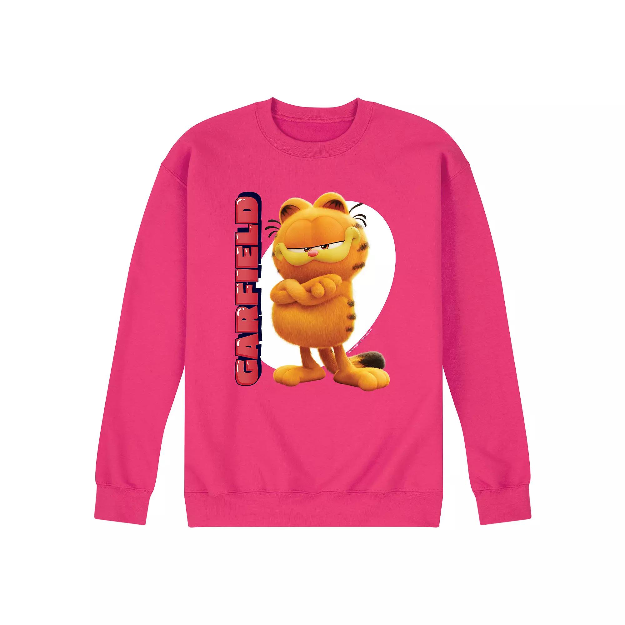Men's Garfield The Movie Fleece Sweatshirt,  Product Image