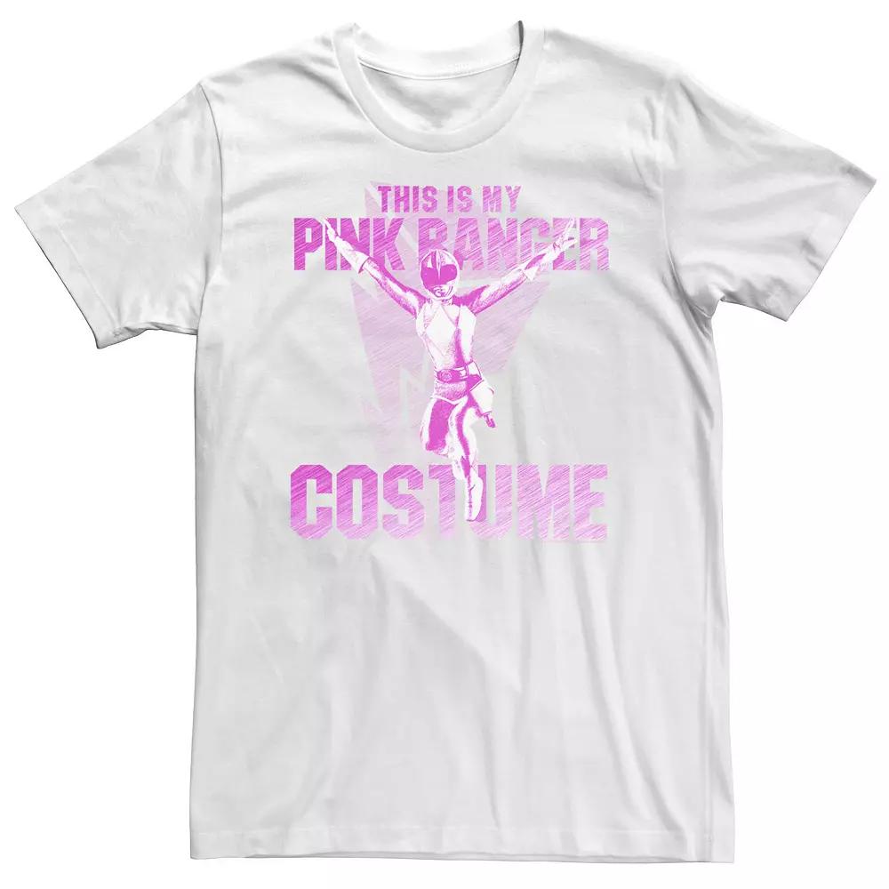 Men's Power Rangers This Is My Pink Ranger Costume Tee, Boy's,  Product Image