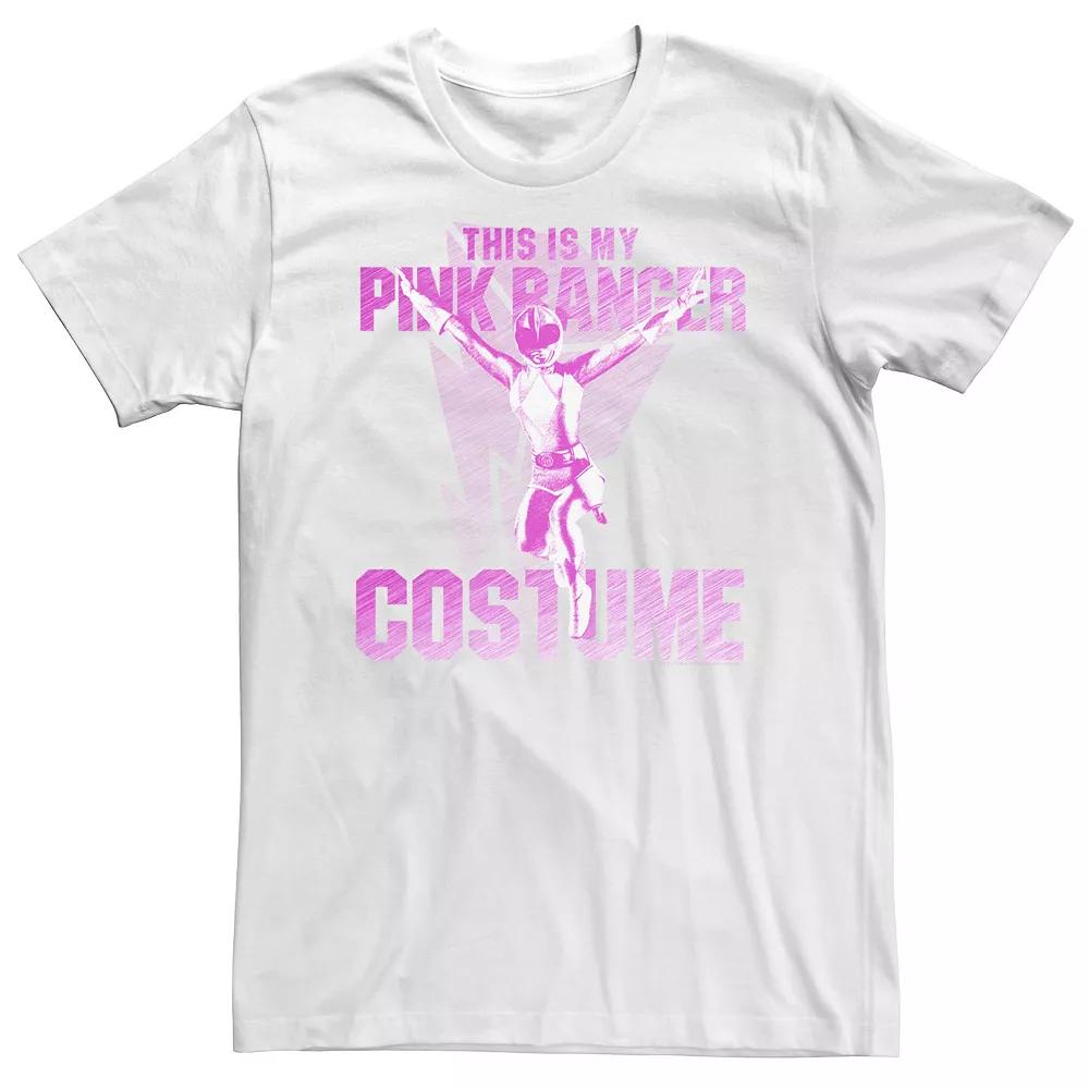 Men's Power Rangers This Is My Pink Ranger Costume Tee, Boy's,  Product Image