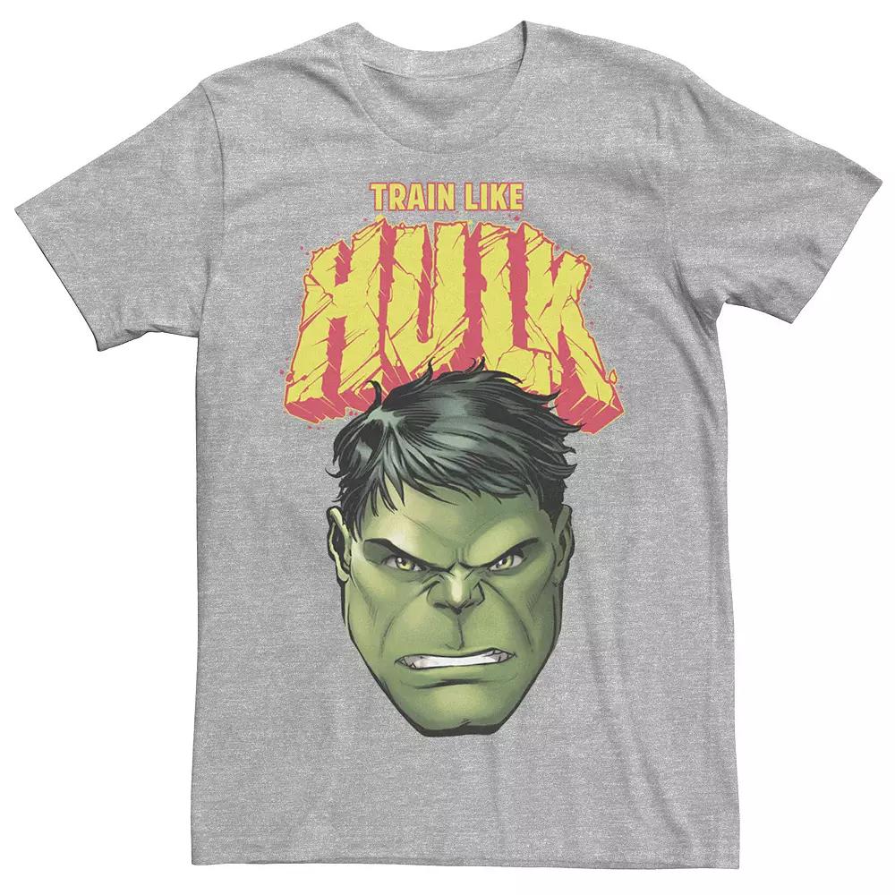 Men's Marvel Hulk Face Graphic Tee,  Product Image