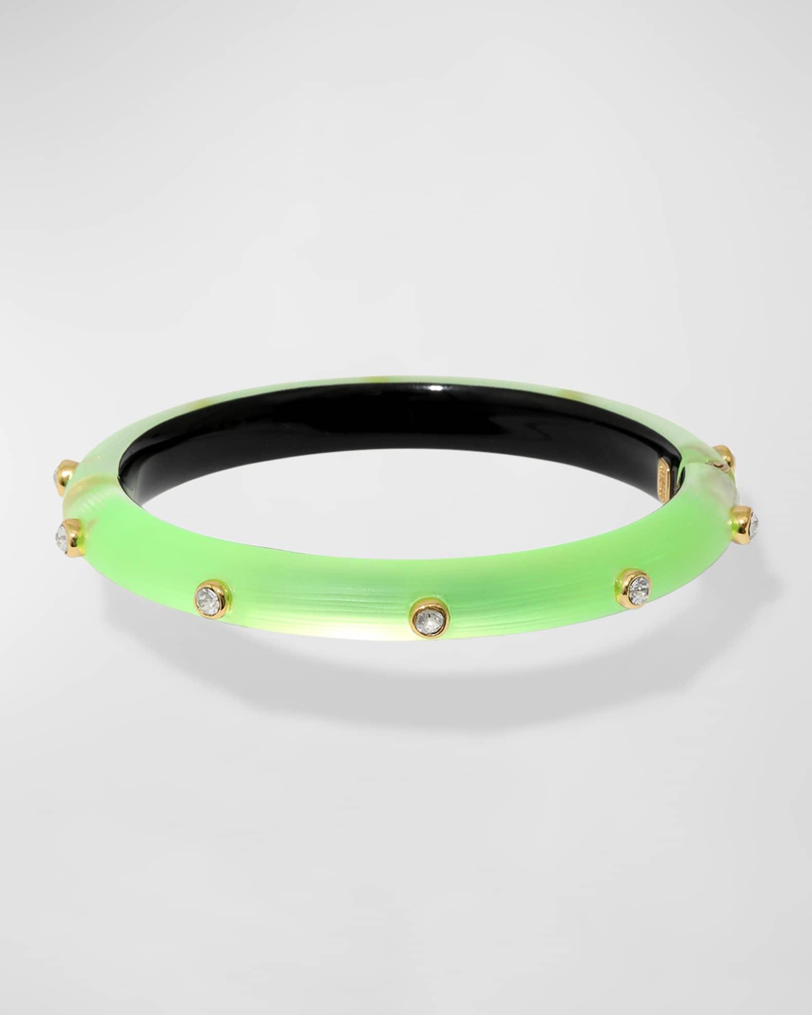 Crystal Studded Hinge Bracelet Product Image