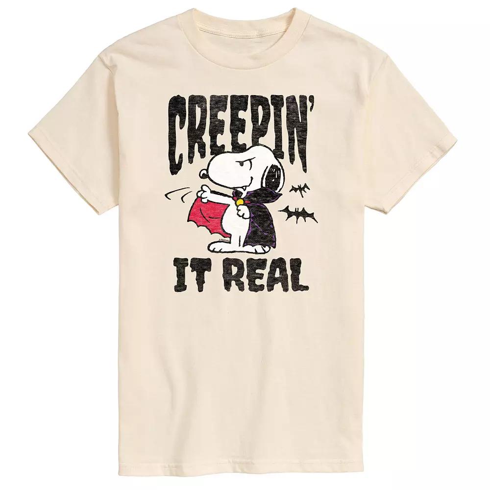Men's Peanuts Snoopy Vampire Creepin' It Real Graphic Tee,  Product Image