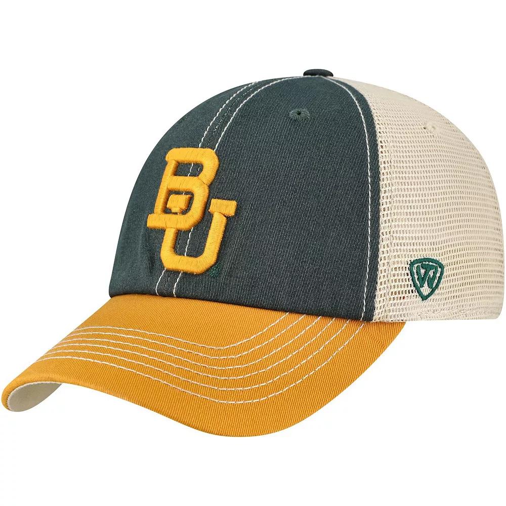 Men's Top of the World  Green/Gold Baylor Bears Off Road Adjustable Trucker Hat, Bay Green Product Image