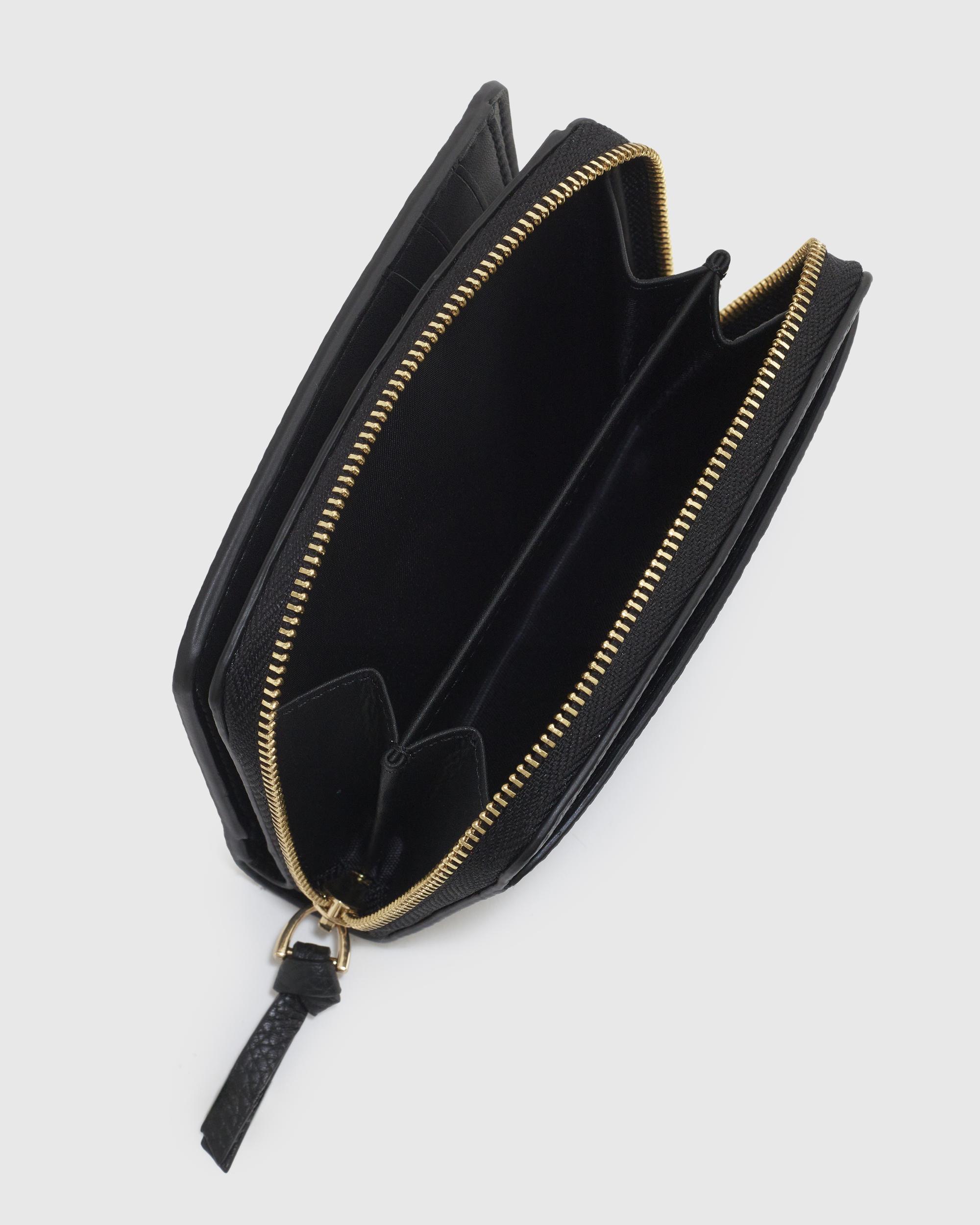 Quince | Women's Italian Pebbled Leather Compact Wallet Italian Leather Product Image