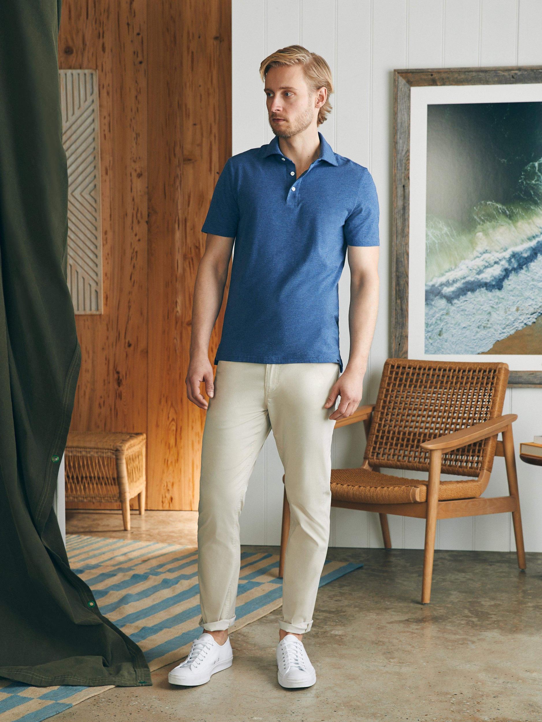 Short-Sleeve Movement™ Polo Shirt - Sea Navy Heather Male Product Image