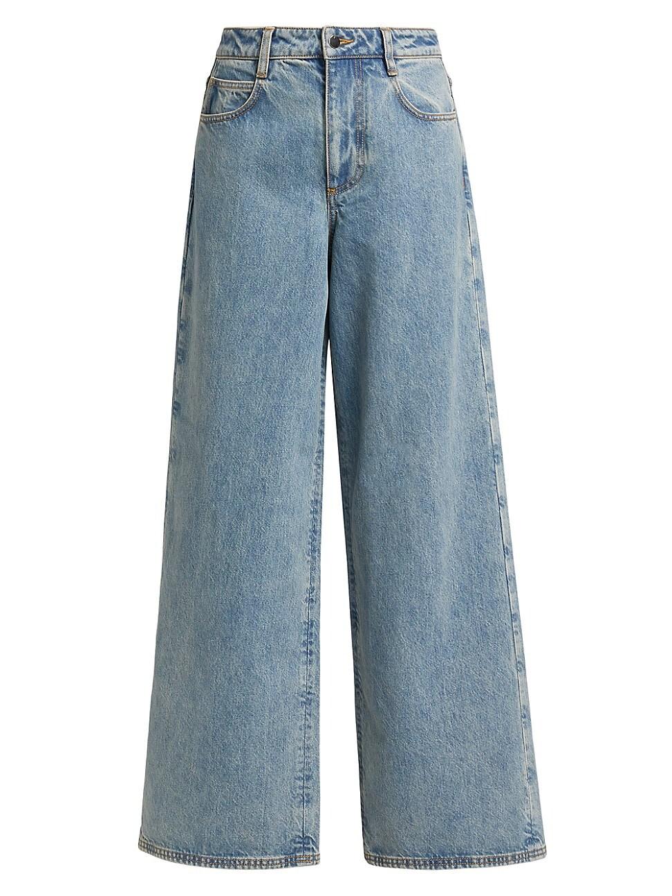 Womens Marseille Wide-Leg Jeans Product Image