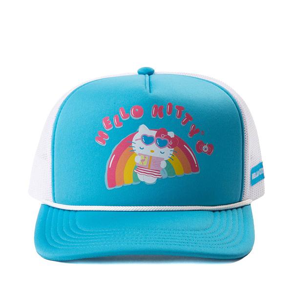 Women's Hello Kitty Rainbow Foam Trucker Hat, Blue Product Image
