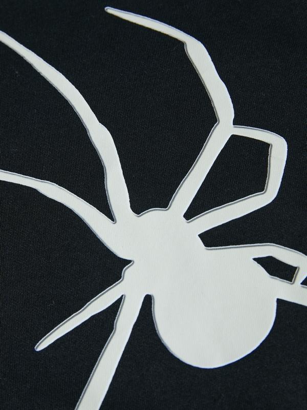 Men's Spider Print Full Zip Oversized Hoodie Product Image