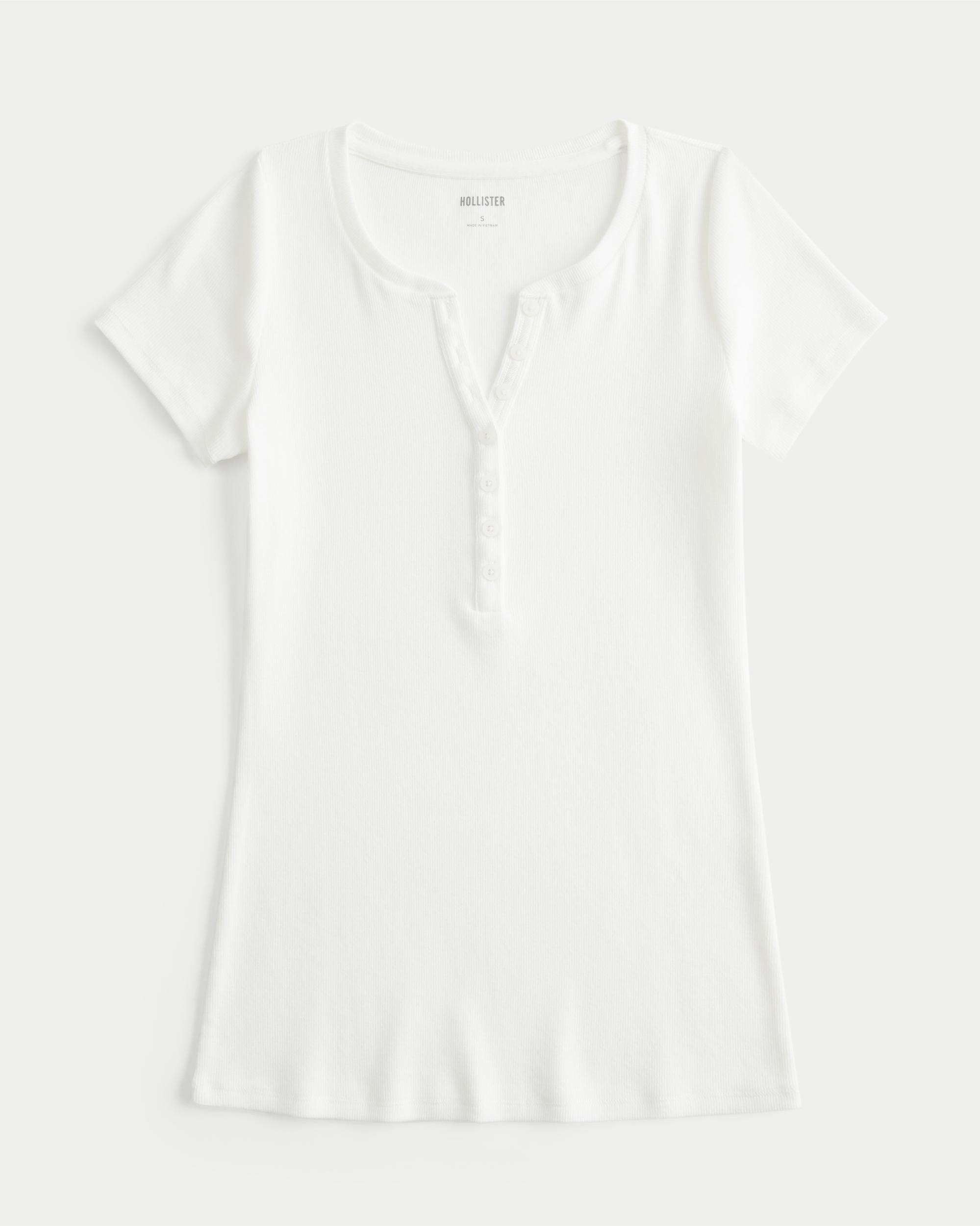 Short-Sleeve Henley Product Image