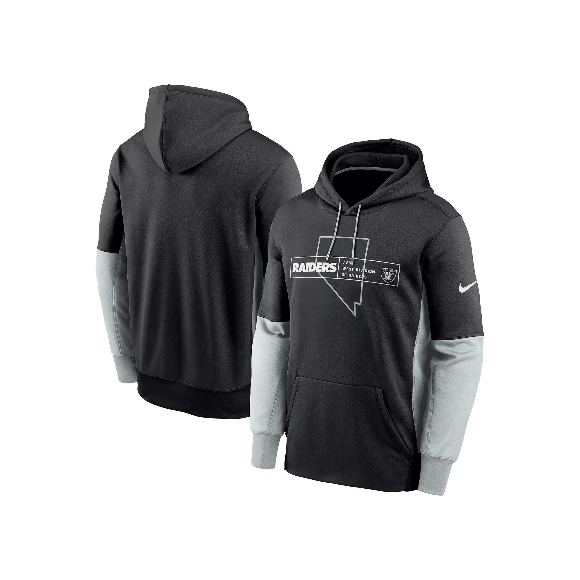 Mens Nike New Orleans Saints Color Block Fleece Performance Pullover Hoodie Product Image