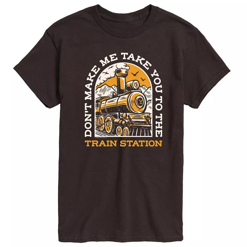 Men's Yellowstone Take You Train Station Graphic Tee,  Product Image