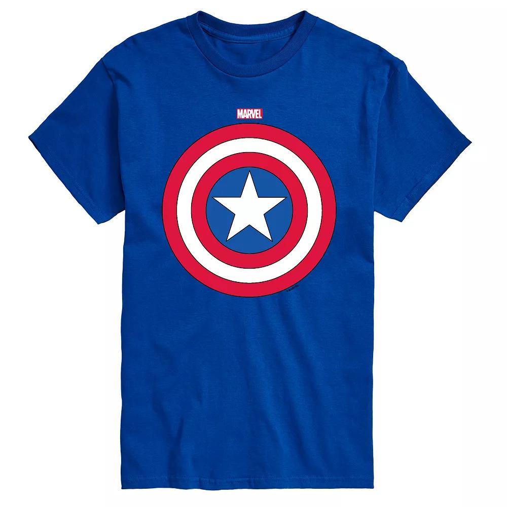 Big & Tall Marvel Captain America Shield Short Sleeve Graphic Tee, Men's,  Product Image
