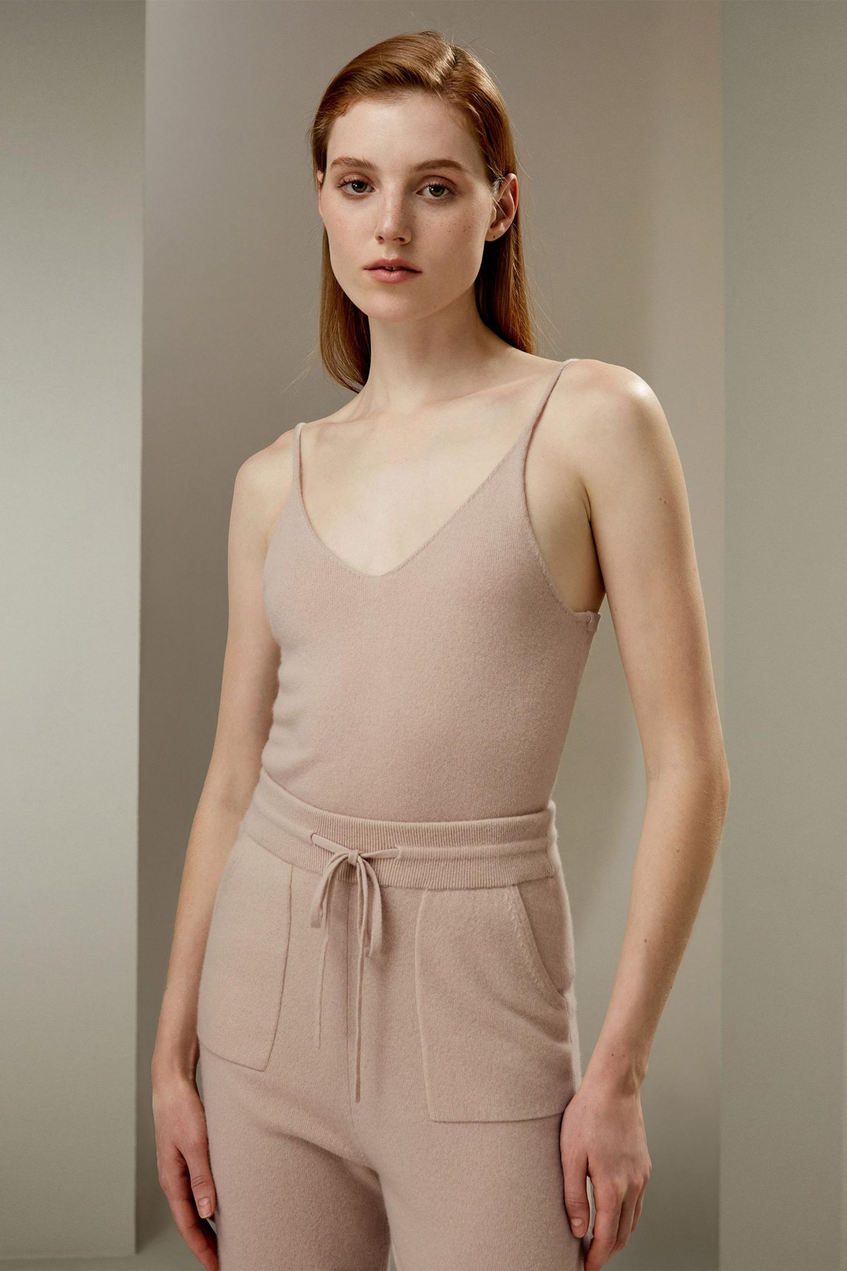 LILYSILK Cashmere Vests Womens - Toffee Sustainable Cashmere - Versatile Winter Essential Top M Product Image