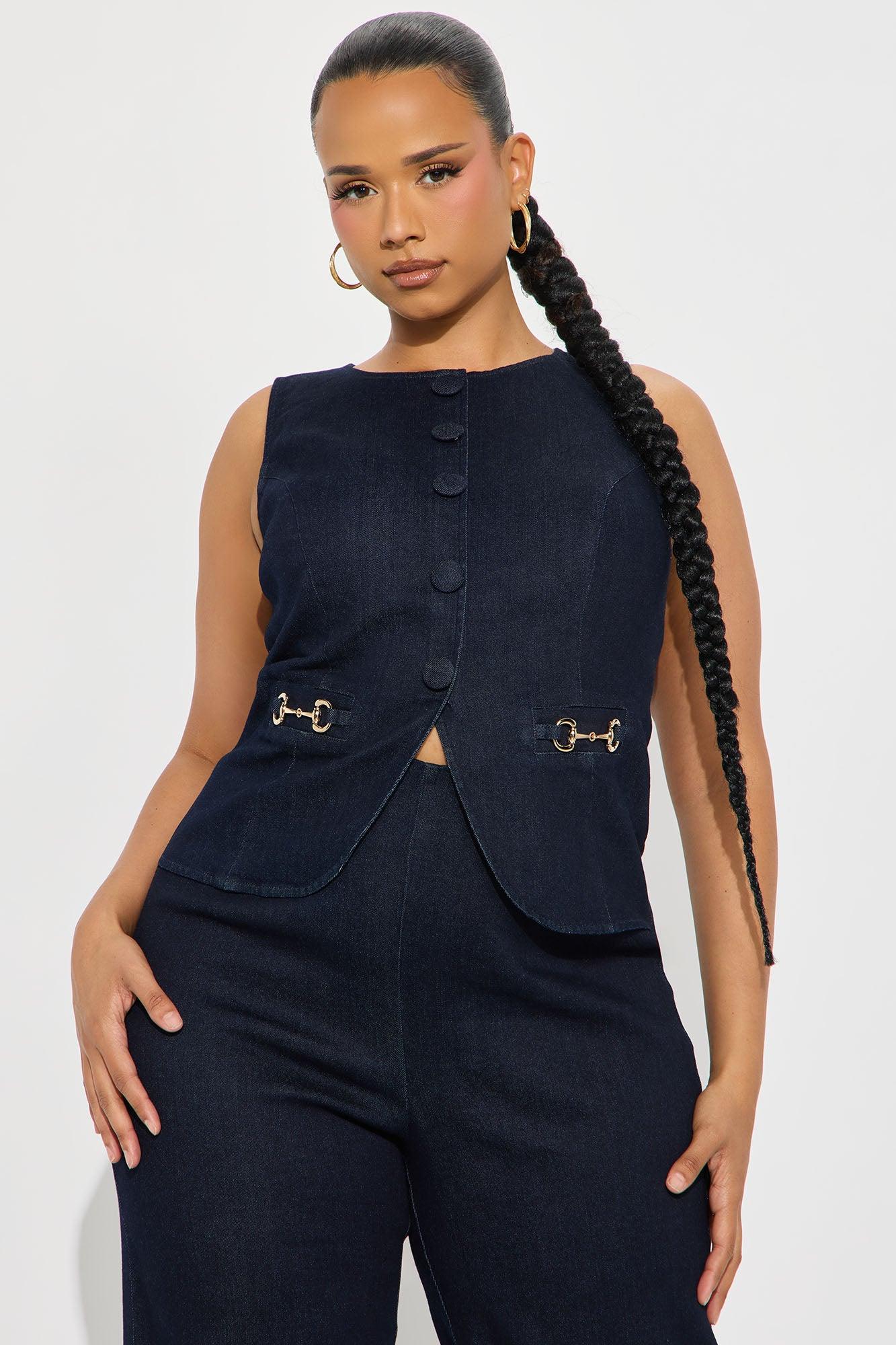 Emma Denim Straight Leg Jumpsuit - Indigo Female Product Image