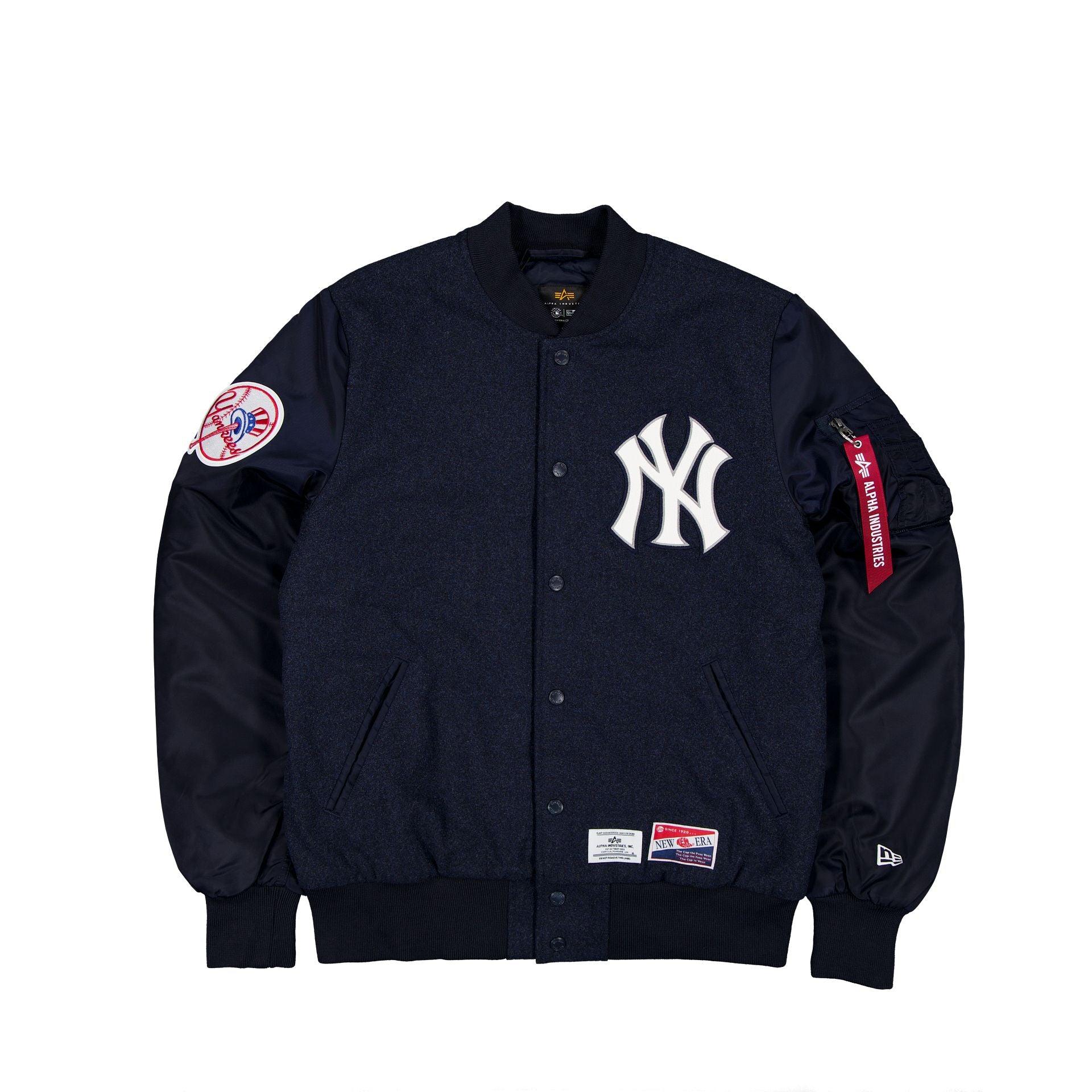 Alpha Industries x New York Yankees MA-1 Wool Varsity Jacket Male Product Image