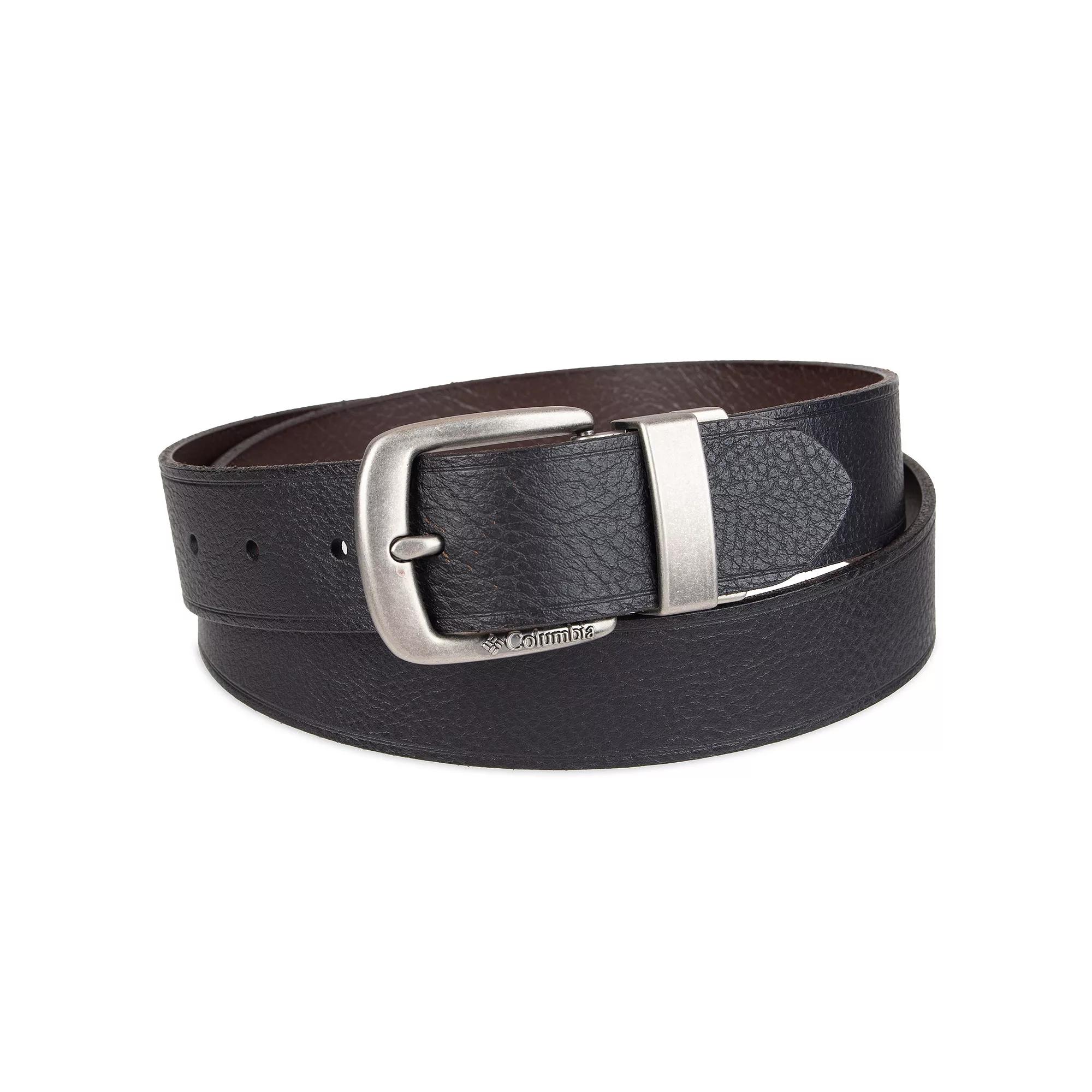 Mens Columbia Reversible Pebble Grain Leather Belt Product Image