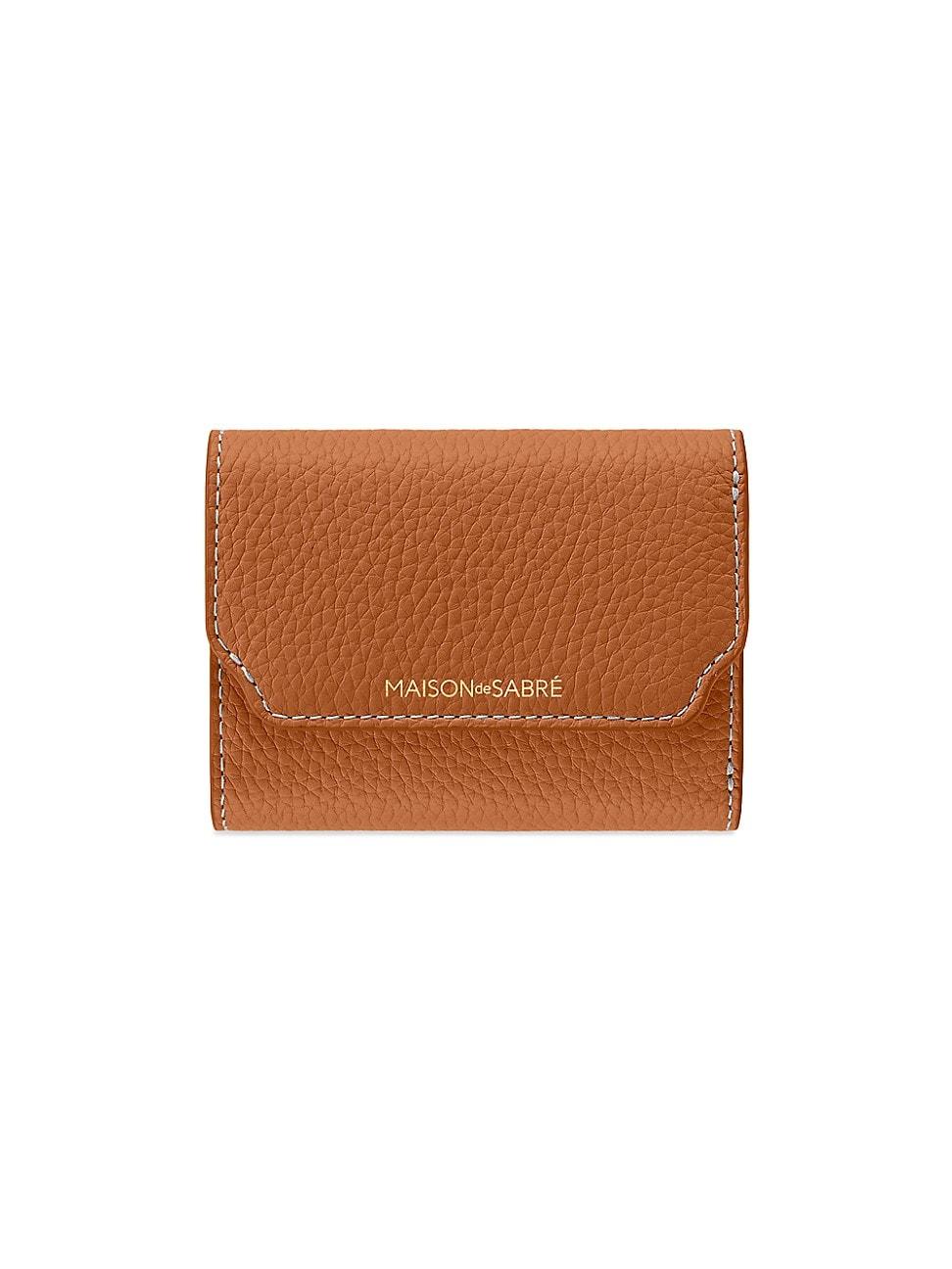 Womens Leather Trifold Wallet Product Image