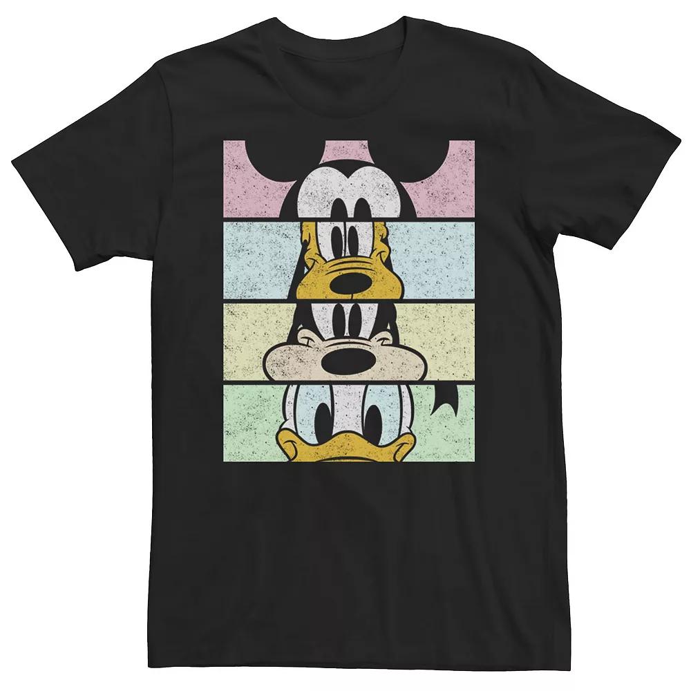 Men's Mickey Classic Crew Crop Retro Panel Tee,  Product Image