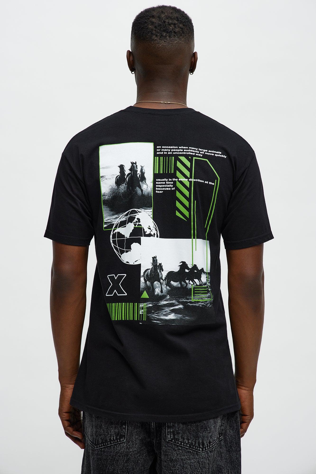 The Wild World Stampede Short Sleeve Tee - Black Male Product Image