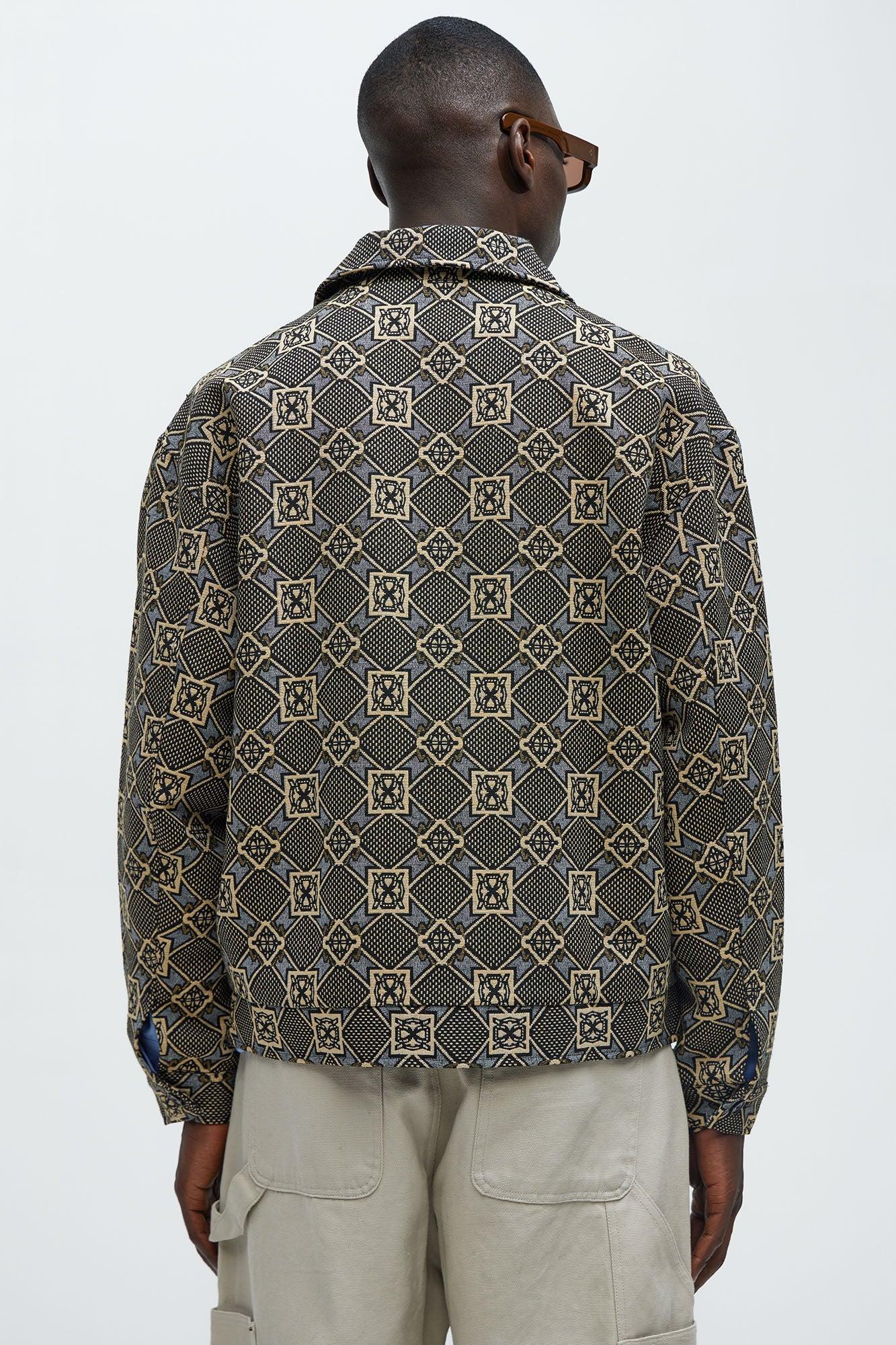 Slippin Away Tapestry Zip Jacket - Multi Color Product Image