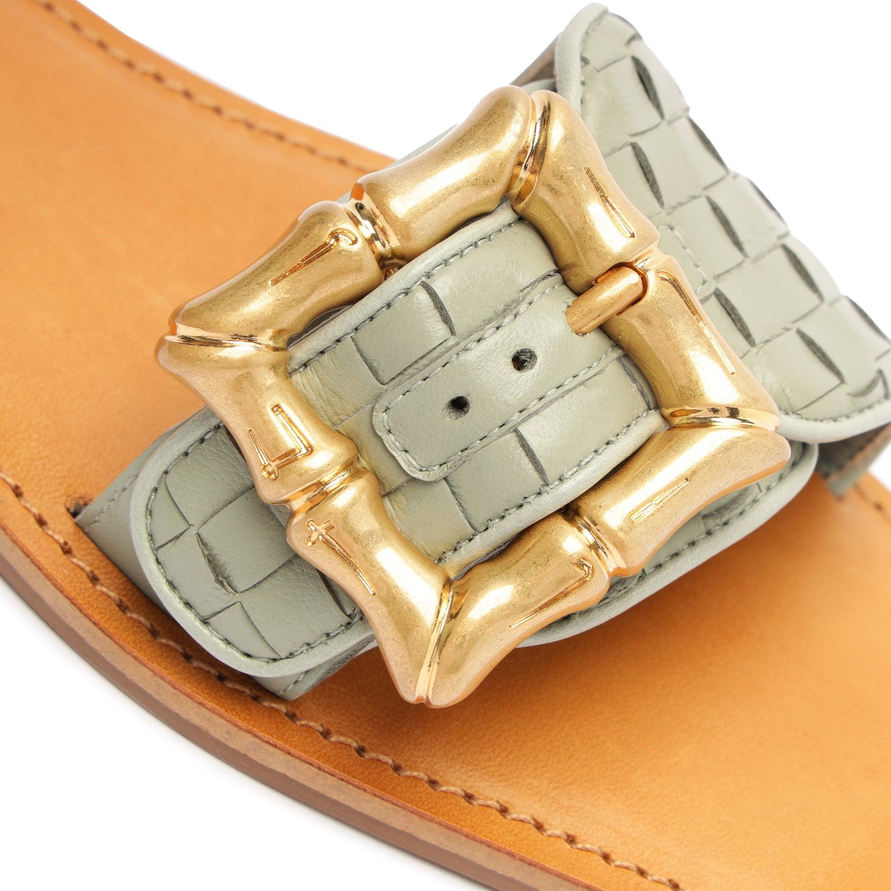 Enola Woven Leather Sandal Product Image