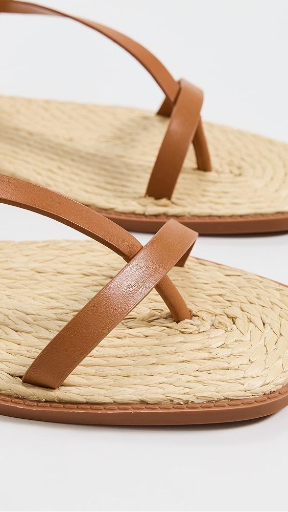 FARM Rio Camel Cross Strap Sandals | Shopbop Product Image