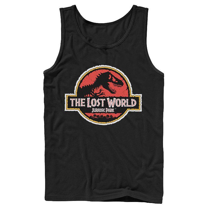 Men's Jurassic Park The Lost World Movie Logo Tank Top,  Product Image