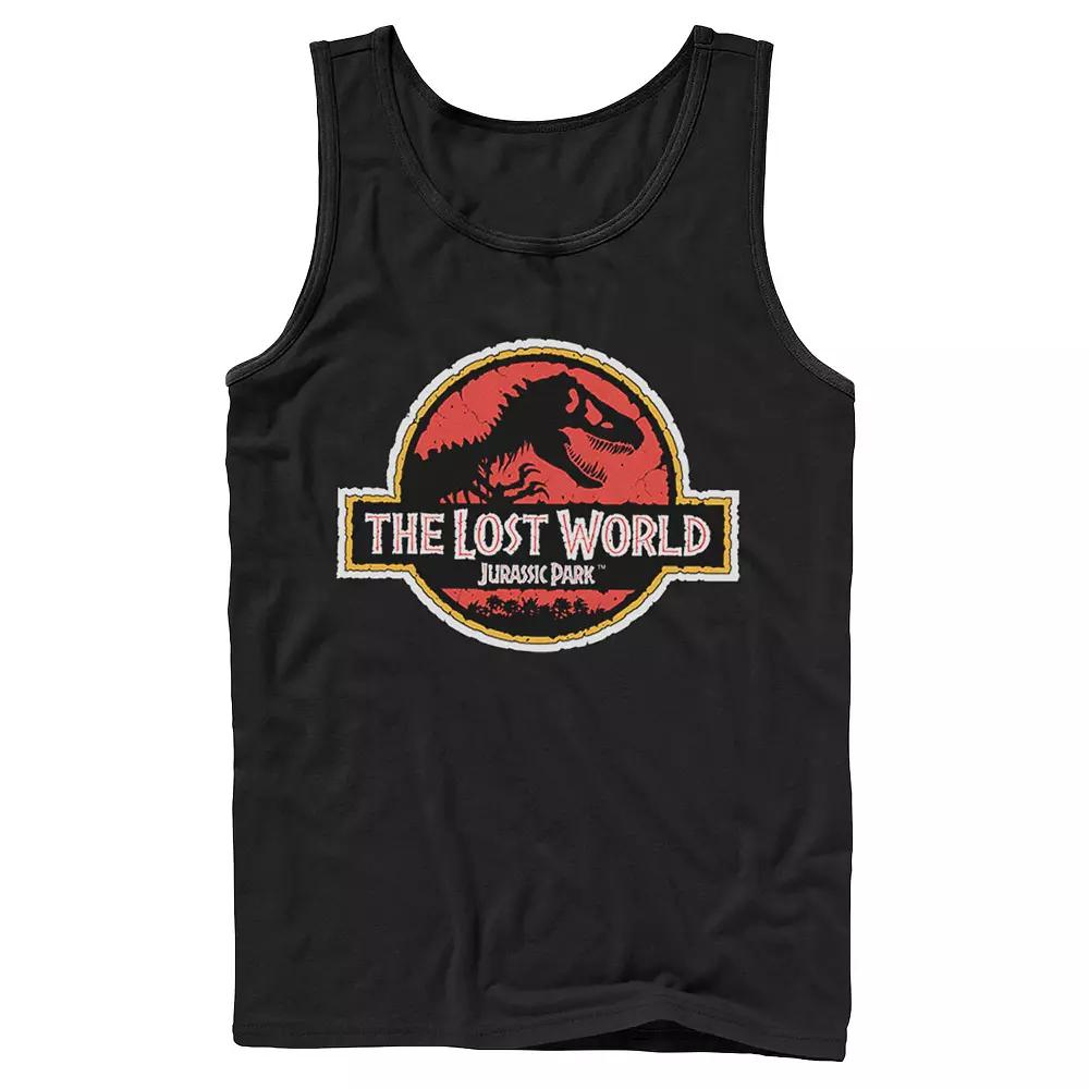 Men's Jurassic Park The Lost World Movie Logo Tank Top,  Product Image