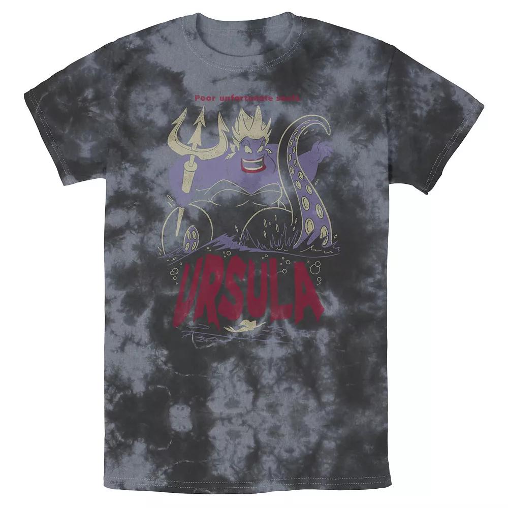 Men's Disney The Little Mermaid Ursula Bomabrd Wash Tee,  Product Image