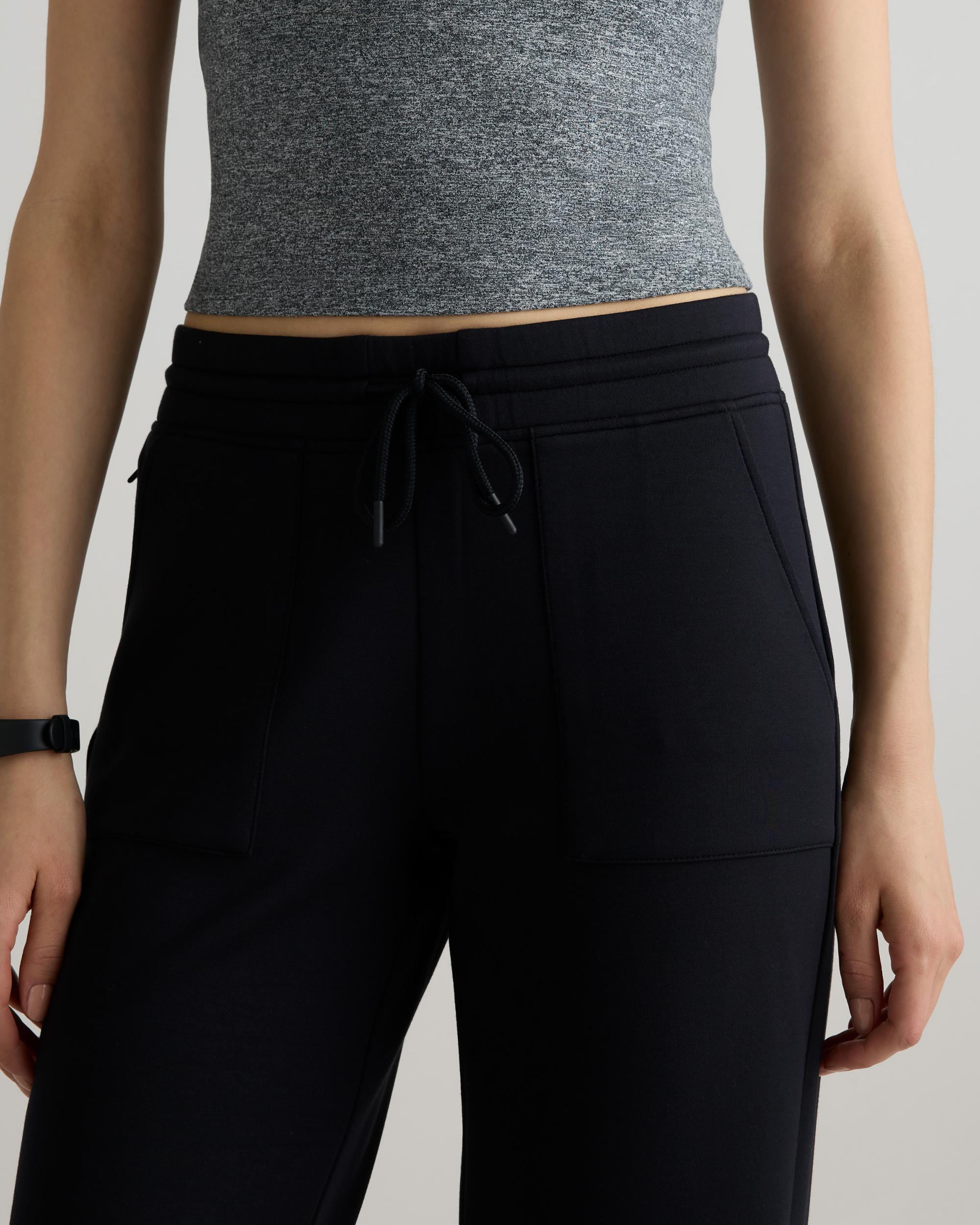 Quince | Women's CloudComfort High-Rise Cropped Sweatpants Size XS, Tencel Product Image