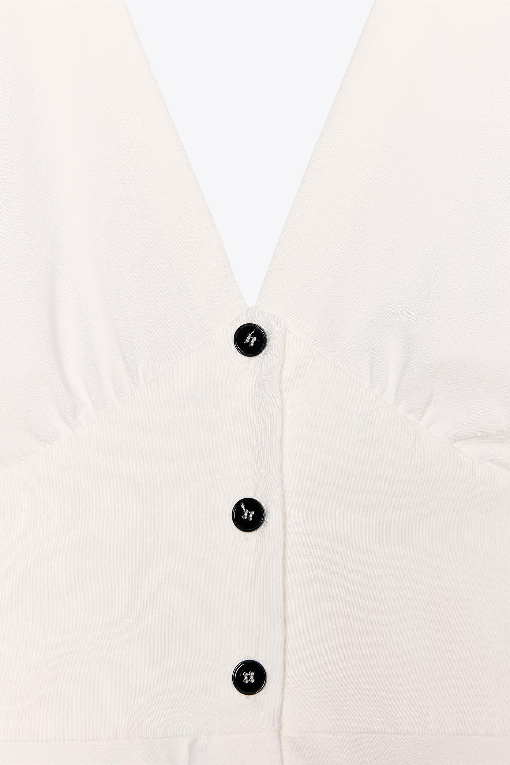 ZW COLLECTION MIDI BUTTON DRESS Product Image